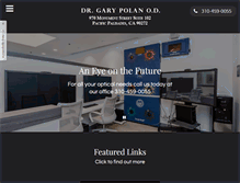 Tablet Screenshot of drgarypolan.com